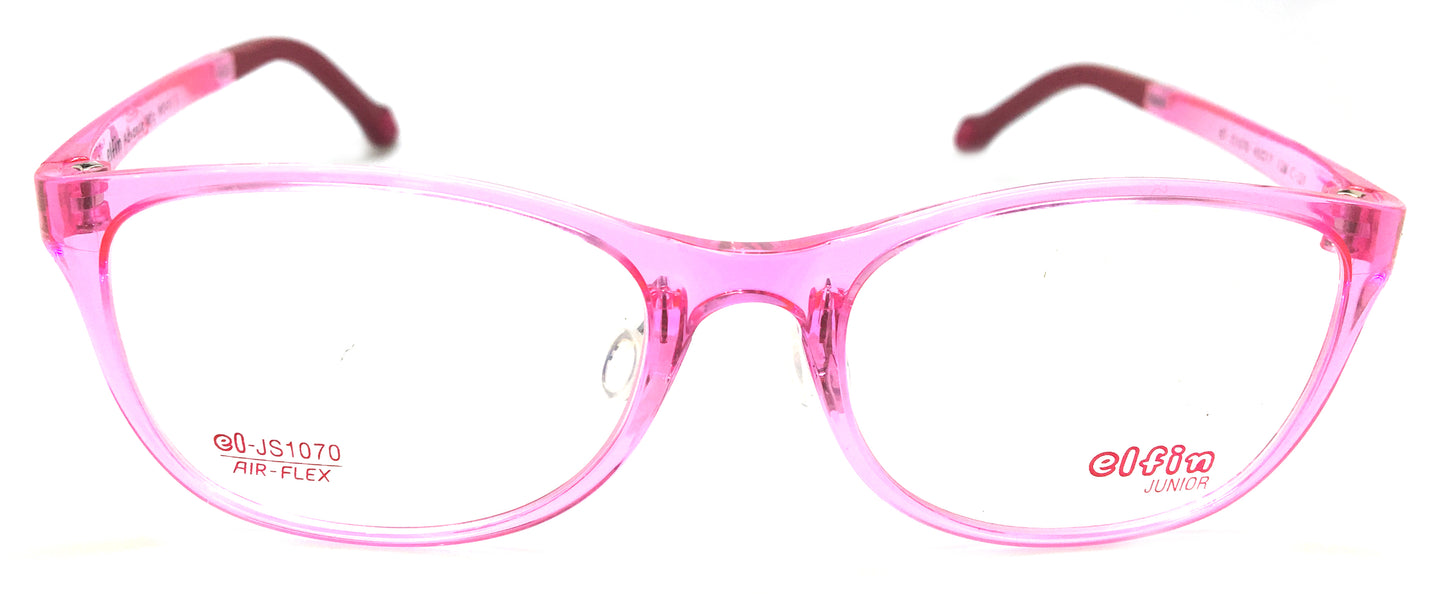 Elfin Eyeglasses Kids Super Flexible Frame 1070 CJ 21