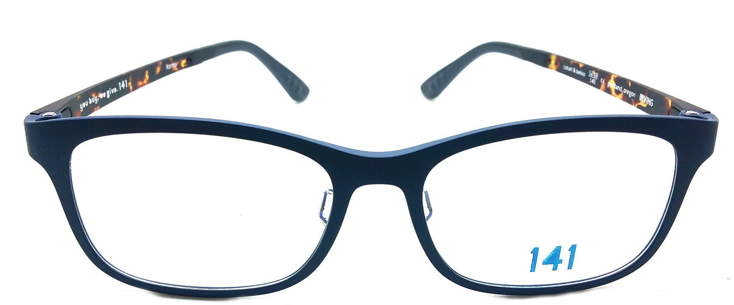 Prescription Eyeglasses Frame Ultem Irving 141 cobalt & bekko